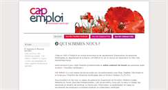Desktop Screenshot of capemploi51.com