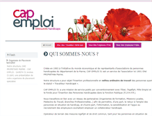 Tablet Screenshot of capemploi51.com